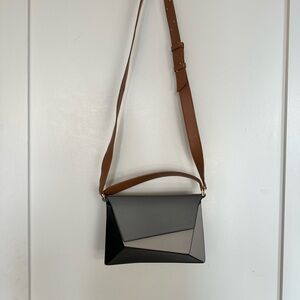 MLouye Naomi Bag in Black & Grey Colorway NWOT